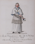 Print of Abbot of Premonstratensian in ceremonial habit