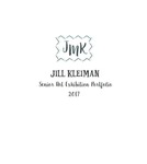 Jill Kleiman Senior Art Portfolio by Jill Kleiman