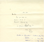 July 1, 1969 Letter by Herbert Howarth
