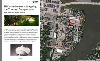 st norbert college campus map Gis Library St Norbert College st norbert college campus map