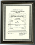 Award of Excellence For Main Hall