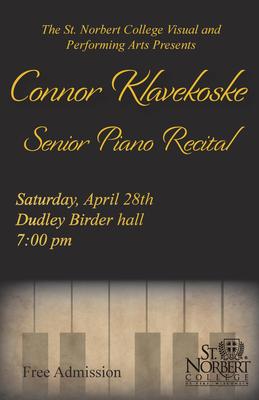 Senior Recital - Connor Klavekoske
