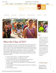 Summer 2013: Meet the Class of 2017 by St. Norbert College