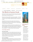 Summer 2013: The Word on Summer Reads by St. Norbert College
