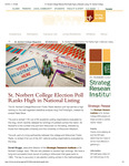 Fall/Winter 2014: St. Norbert College Election Poll Ranks High in National Listing by St. Norbert College