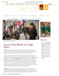 Fall/Winter 2014: Coach Class Works for High Fliers by St. Norbert College