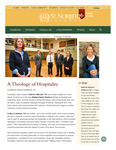 Summer 2013: A Theology of Hospitality by Melanie Radzicki McManus '83