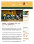 Spring 2014: Coaches Talk Basketball with Notre Dame’s Muffet McGraw by St. Norbert College