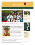Summer 2014: Mason Named Academic All-America of the Year by St. Norbert College