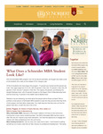 Fall/Winter 2015: What Does a Schneider MBA Student Look Like? by St. Norbert College