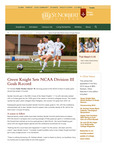 Fall/Winter 2015: Green Knight Sets NCAA Division III Goals Record