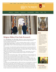 Spring 2015: Belgian Abbey Visit Aids Research