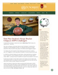 Spring 2016: First-Year Student’s Hoops Bracket Outpaces ESPN Challengers by St. Norbert College