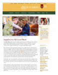 Spring 2016: Supplied for All Good Work by St. Norbert College