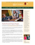 Spring 2016: Student Research Impacts Region by St. Norbert College