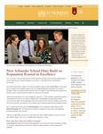 Summer 2016: New Schneider School Hires Build on Reputation Rooted in Excellence