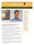 Fall/Winter 2017: Alumnus’ Startup Gets Boost From $100,000 Investment Prize by St. Norbert College