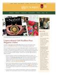 Fall/Winter 2017: Unprecedented Gift Headlines Your Magazine Online by St. Norbert College