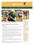 Fall/Winter 2017: Green Knight Returns for Fourth Quarter by St. Norbert College