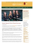 Summer 2017: Senior Quartet Drives Tennis Successes by MaryBeth Matzek
