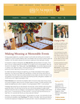 Spring 2018: Making Meaning at Memorable Events by St. Norbert College
