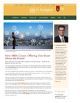 Spring 2018: New MBA Course Offering Gets Smart About the Future by St. Norbert College