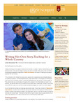 Spring 2019: Writing Her Own Story, Teaching for a Whole Country by St. Norbert College