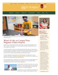 Fall/Winter 2020-21: What’s It Like on Campus? Your Magazine Online Reports by St. Norbert College