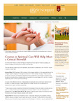 Spring/Summer 2020: Courses in Spiritual Care Will Help Meet a Critical Shortfall by St. Norbert College