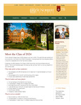 Spring/Summer 2020: Meet the Class of 2024 by St. Norbert College