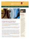 Fall/Winter 2021: In Expectation of a Great Year on Campus/Your Magazine Online by St. Norbert College