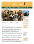 Fall/Winter 2021: Last to Leave: An Alum in Kabul by St. Norbert College