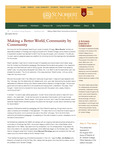 Fall/Winter 2021: Making a Better World, Community by Community by St. Norbert College