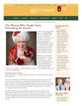 Fall/Winter 2021: The Woman Who Taught Santa Everything He Knows by St. Norbert College