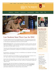 Spring 2022: Law Students State Their Case for SNC by St. Norbert College
