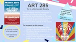 ART 289 Art in a Democratic Society 2021